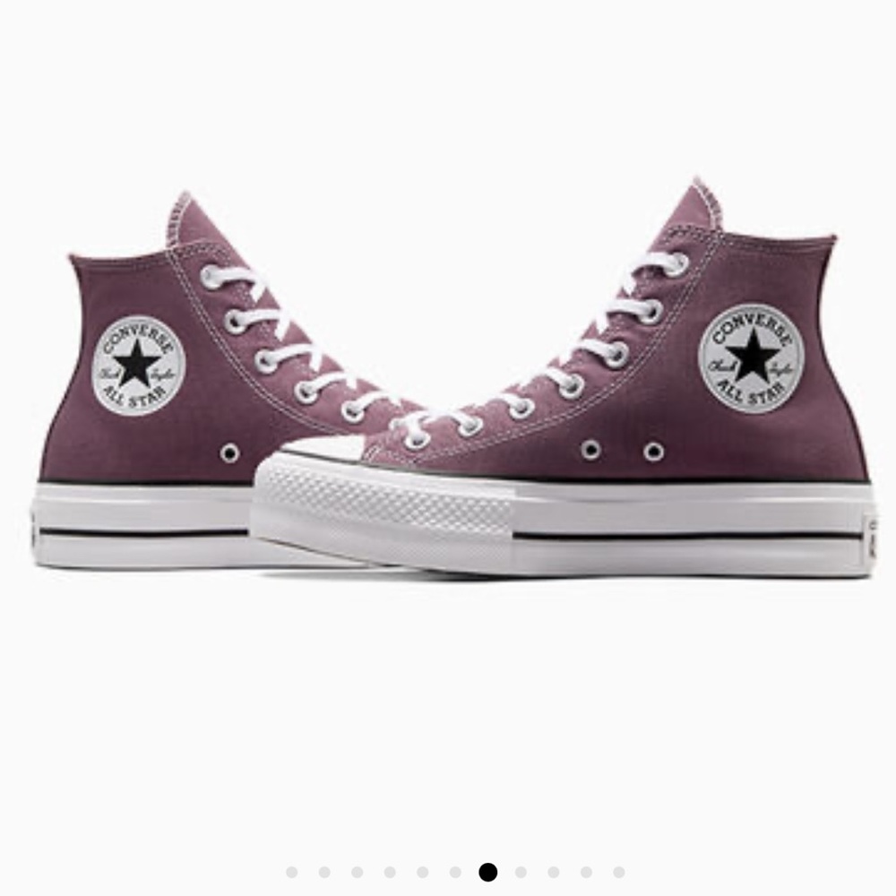 New Converse Chuck Taylor All Star Lift Platform Canvas Trail MixedNatural Ivory - Picture 3 of 14
